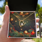 Christmas Background 119 - 18k Yellow Gold Finish Forever Love Necklace