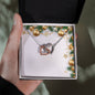 Christmas Background 012 - Interlocking Hearts Necklace