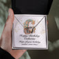 Happy Birthday Catherine v01 - Interlocking Hearts Necklace