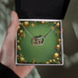 Christmas Background 042 - Interlocking Hearts Necklace