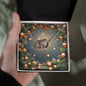 Christmas Background 109 - Interlocking Hearts Necklace