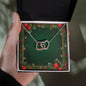 Christmas Background 067 - Interlocking Hearts Necklace
