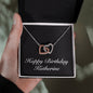 Happy Birthday Katherine v2 - Interlocking Hearts Necklace