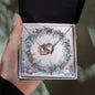 Christmas Background 082 - Interlocking Hearts Necklace