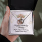 Happy Birthday Tammy v01 - Interlocking Hearts Necklace