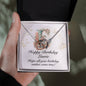 Happy Birthday Laurie v01 - Interlocking Hearts Necklace