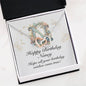 Happy Birthday Nancy v01 - Interlocking Hearts Necklace