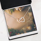 Christmas Background 096 - Interlocking Hearts Necklace