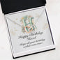 Happy Birthday Hazel v01 - Interlocking Hearts Necklace