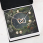 Christmas Background 102 - Interlocking Hearts Necklace