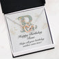 Happy Birthday Rose v01 - Interlocking Hearts Necklace