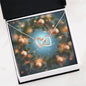 Christmas Background 107 - Interlocking Hearts Necklace