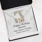 Happy Birthday Juanita v01 - Interlocking Hearts Necklace