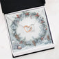 Christmas Background 082 - Interlocking Hearts Necklace