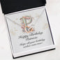 Happy Birthday Patricia v01 - Interlocking Hearts Necklace