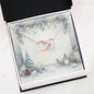 Christmas Background 084 - Interlocking Hearts Necklace