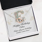 Happy Birthday Edna v01 - Interlocking Hearts Necklace