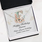 Happy Birthday Lauren v01 - Interlocking Hearts Necklace