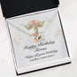 Happy Birthday Teresa v01 - Interlocking Hearts Necklace