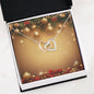 Christmas Background 006 - Interlocking Hearts Necklace