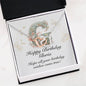 Happy Birthday Gloria v01 - Interlocking Hearts Necklace