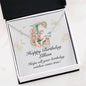 Happy Birthday Lillian v01 - Interlocking Hearts Necklace