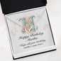 Happy Birthday Martha v01 - Interlocking Hearts Necklace
