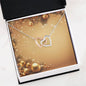 Christmas Background 053 - Interlocking Hearts Necklace
