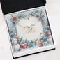 Christmas Background 093 - Interlocking Hearts Necklace