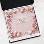 Christmas Background 060 - Interlocking Hearts Necklace