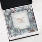 Christmas Background 087 - Interlocking Hearts Necklace