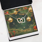 Christmas Background 116 - Interlocking Hearts Necklace