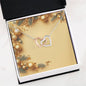 Christmas Background 059 - Interlocking Hearts Necklace