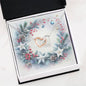 Christmas Background 094 - Interlocking Hearts Necklace