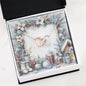 Christmas Background 074 - Interlocking Hearts Necklace
