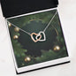 Christmas Background 103 - Interlocking Hearts Necklace