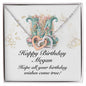 Happy Birthday Megan v01 - Interlocking Hearts Necklace