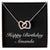 Happy Birthday Amanda v2 - Interlocking Hearts Necklace