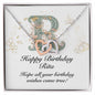 Happy Birthday Rita v01 - Interlocking Hearts Necklace
