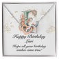 Happy Birthday Lori v01 - Interlocking Hearts Necklace