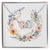 Boho Flowers Wreath Watercolor 19 - Interlocking Hearts Necklace