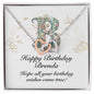 Happy Birthday Brenda v01 - Interlocking Hearts Necklace