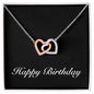 Happy Birthday v2 - Interlocking Hearts Necklace