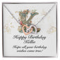 Happy Birthday Kellie v01 - Interlocking Hearts Necklace