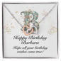 Happy Birthday Barbara v01 - Interlocking Hearts Necklace
