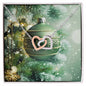 Christmas Background 130 - Interlocking Hearts Necklace