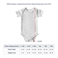 Tryzub (White) - Blue Gerber Onesies® 6516A Short Sleeve Bodysuit