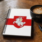 Pahonia And White-Red-White Flag (Belarus) - 6" x 8" Spiral Notebook