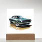 Muscle Car 11 - Square Acrylic Plaque With LED Base