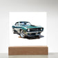 Muscle Car 09 - Square Acrylic Plaque With LED Base